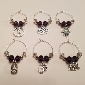 Yoga Life Wine Charms